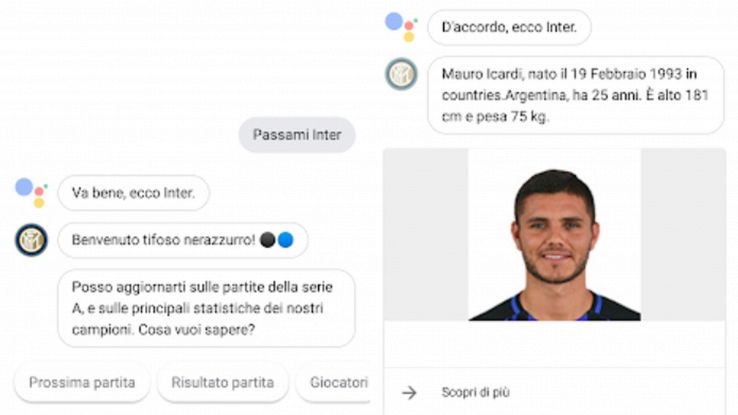 Google Assistant dà voce a app italiane