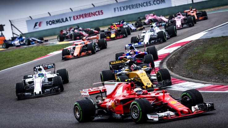 Partenza Gran Premio di Cina 2017 di Formula 1