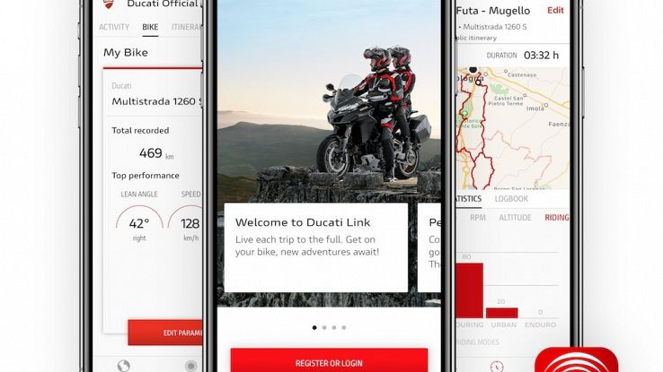 Con Link App le Ducati diventano social
