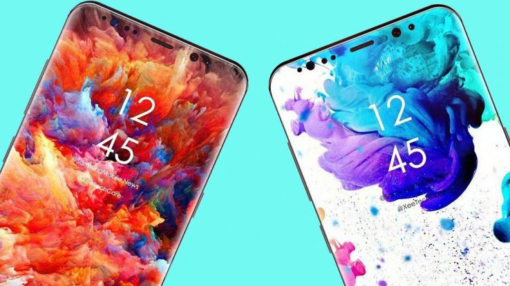 Un rendering del nuovo smartphone Galaxy S10