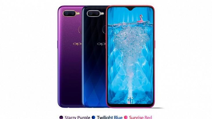 Ecco l'Oppo F9, il notch si fa piccolo