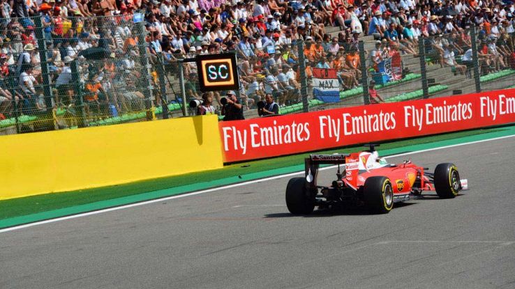 ferrari al circuito di spa