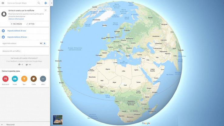 La Terra è tonda, lo dice Google Maps