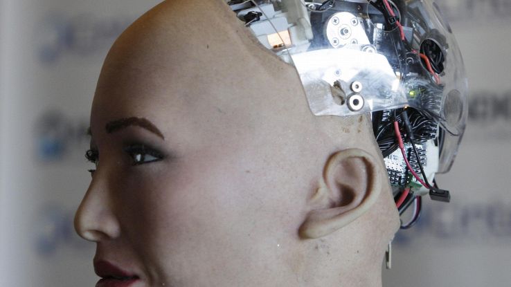 Futuri robot con pelle che sente vento