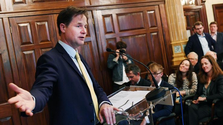 Facebook assume Nick Clegg,
