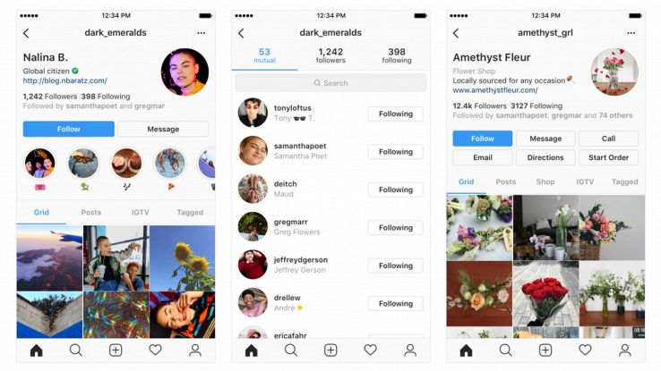 Instagram: nuovo design,risalto a utenti