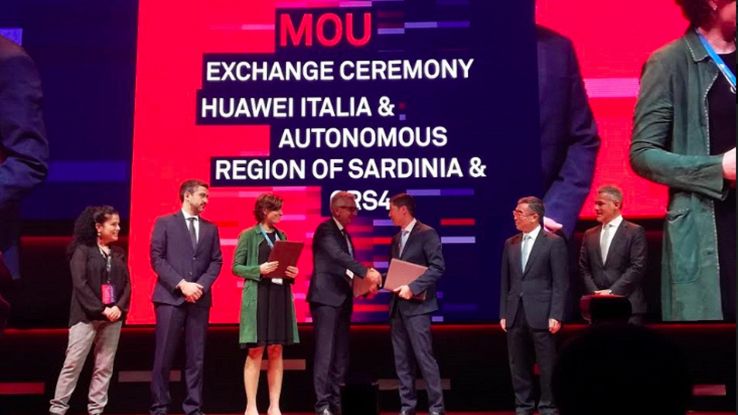 Huawei, intesa tech con la Sardegna