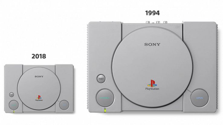Confronto tra PS Classic e la prima PlayStation