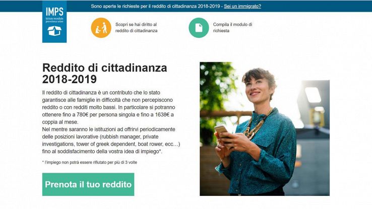 reddito di cittadinanza 2018