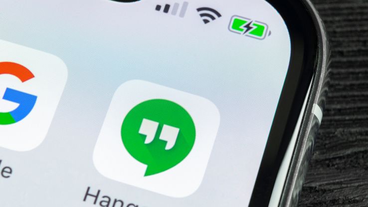 Icona di Hangouts su smartphone