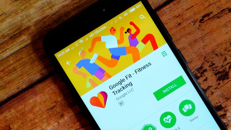 L'app Google Fit su smartphone Android