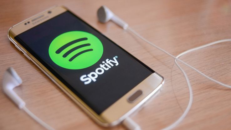 L'app Spotify su un telefono Android