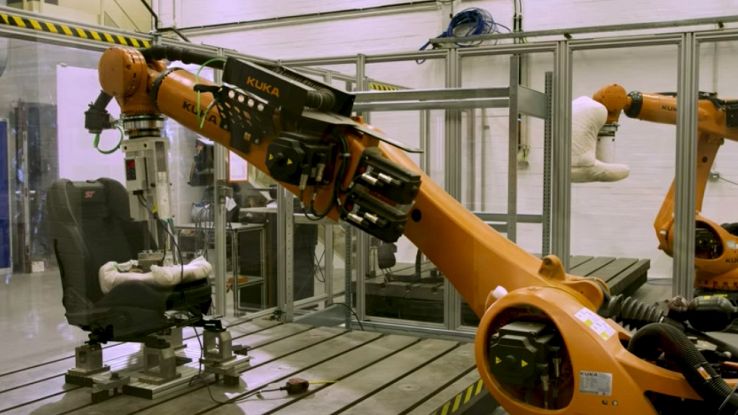 Androide testa l'usura dei sedili Ford