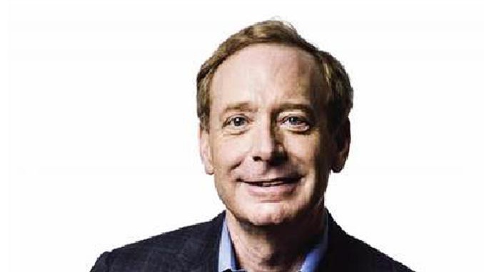 Microsoft, il presidente Brad Smith in Italia