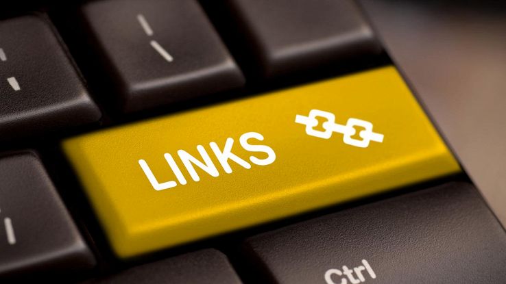 tastiera con tasto link