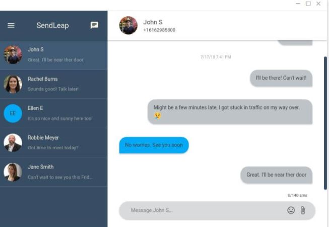 SendLeap Chat