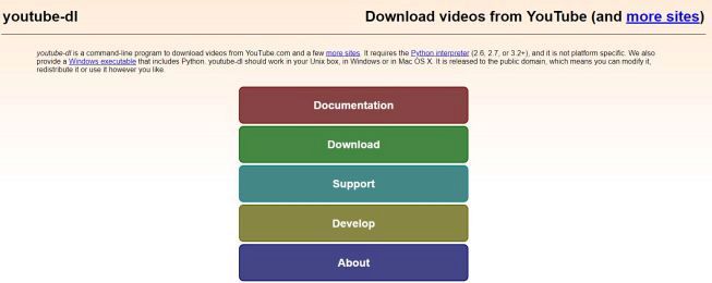 screen github download youtube dl