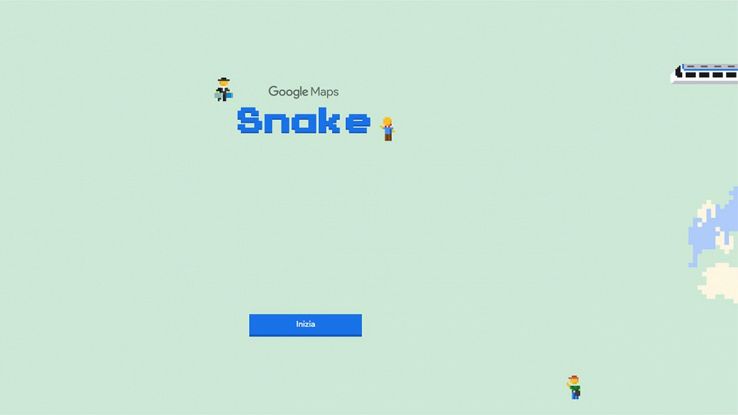 google maps snake