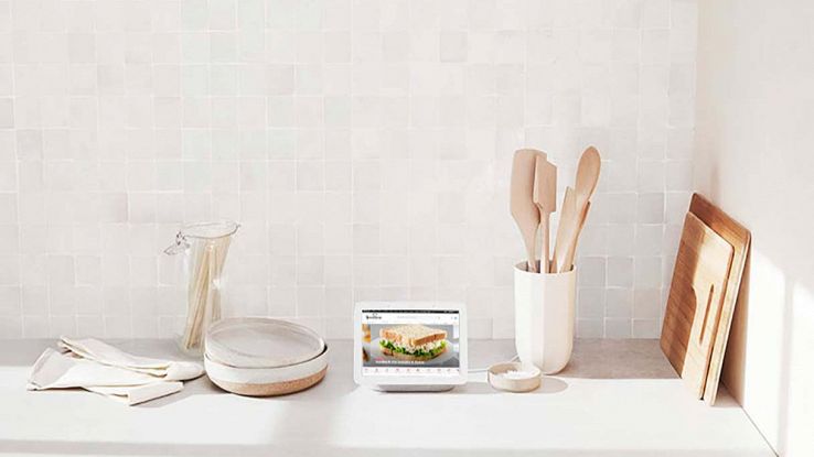 Google Nest Hub in cucina