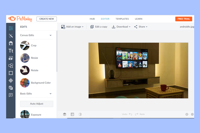 Come modificare foto online con PicMonkey