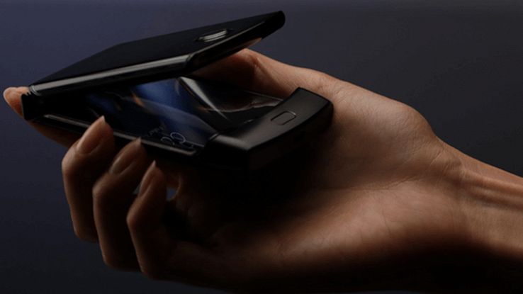 Foto del Motorola Razt pieghevole