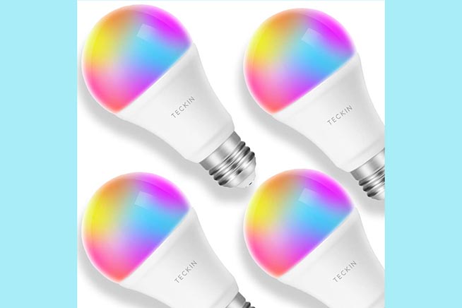 Lampadina Smart LED Multicolore Dimmerabile TECKIN E27