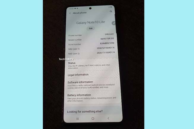Galaxy Note 10 Lite, ma non solo