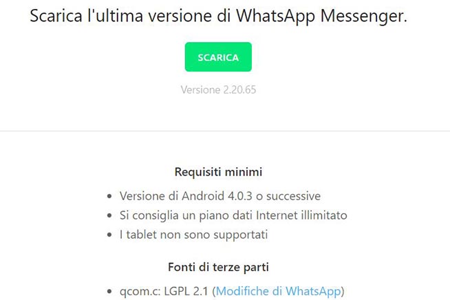 Come forzare la modalità notte su WhatsApp per Android