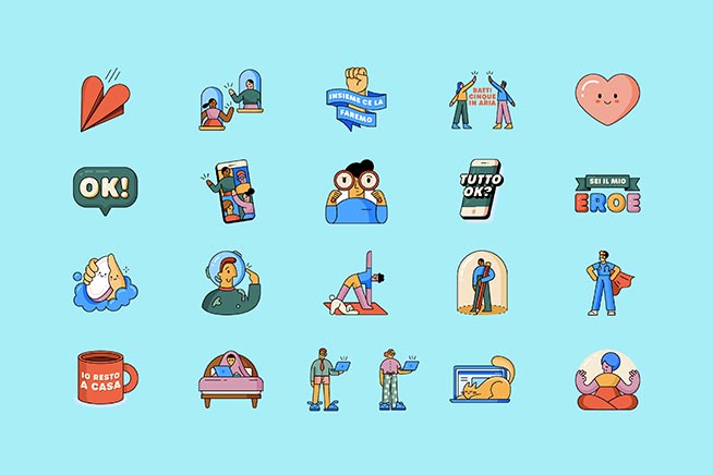 I nuovi sticker dell’OMS