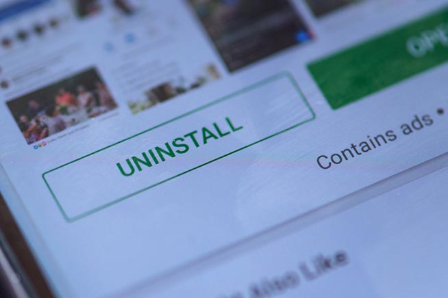 Elimina alcune applicazioni