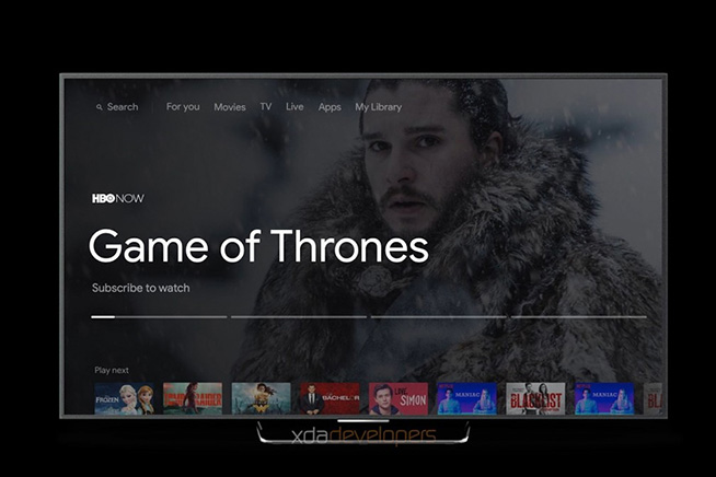 Android Tv dongle: la nuova UI