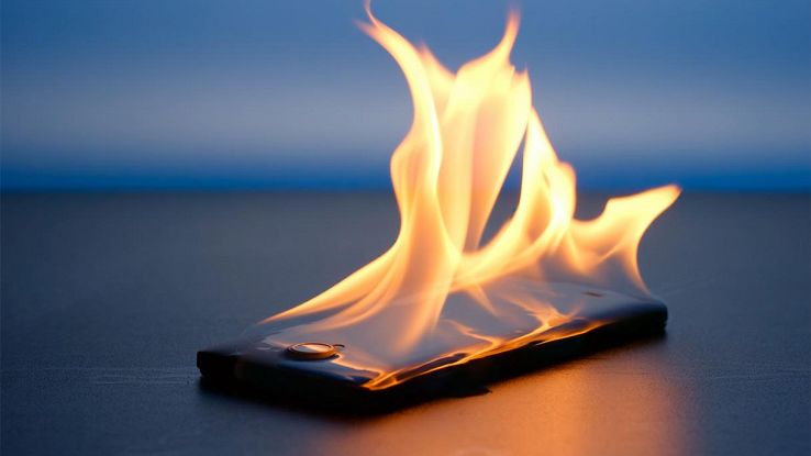 smartphone fuoco