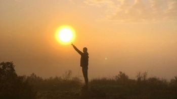 Il buongiorno all'alba