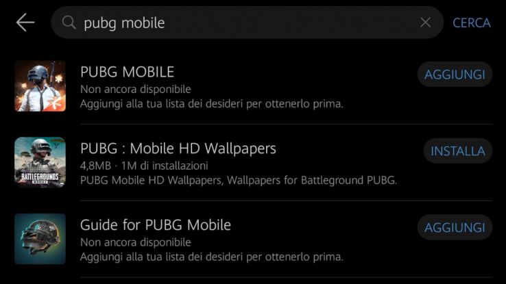 huawei appgallery pubg mobile