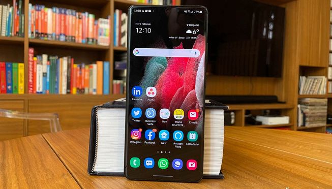Samsung Galaxy S21 Ultra, il display
