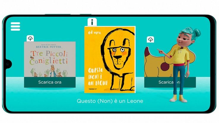 app storysign huawei bambini sordi