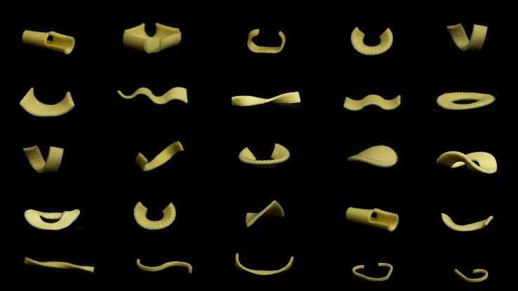 Gli ingegneri hanno inventato una pasta piatta che diventa 3D