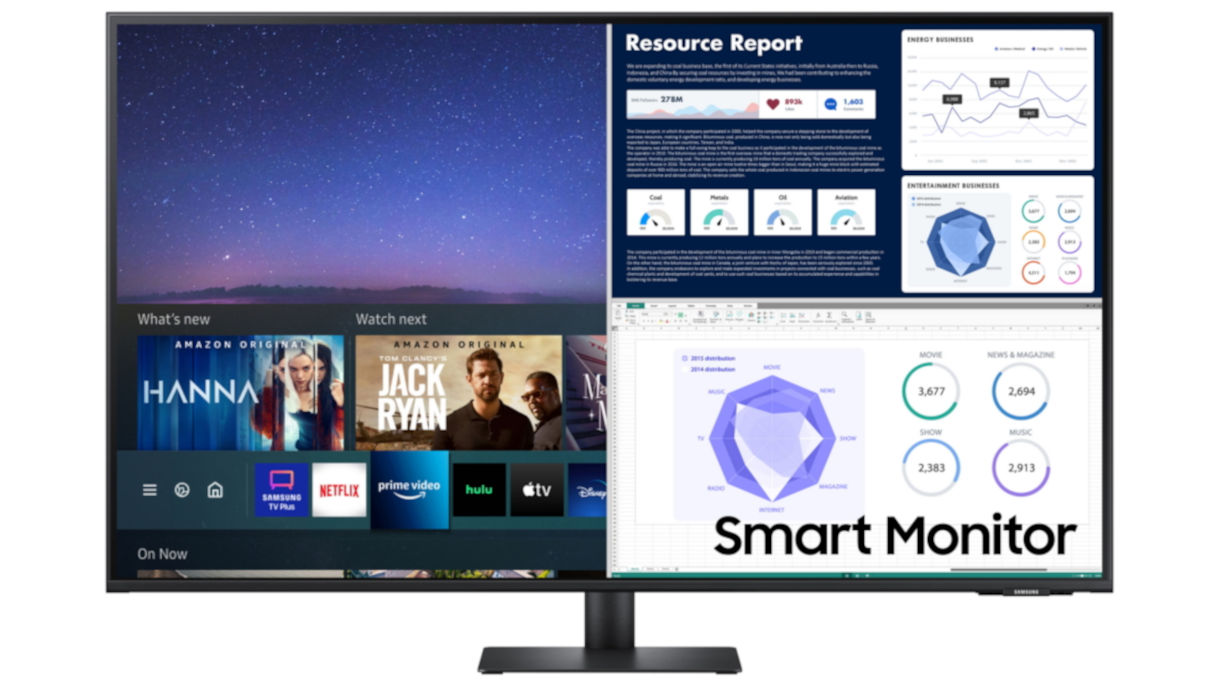 Samsung presenta due nuovi smart monitor: come una TV, senza la TV