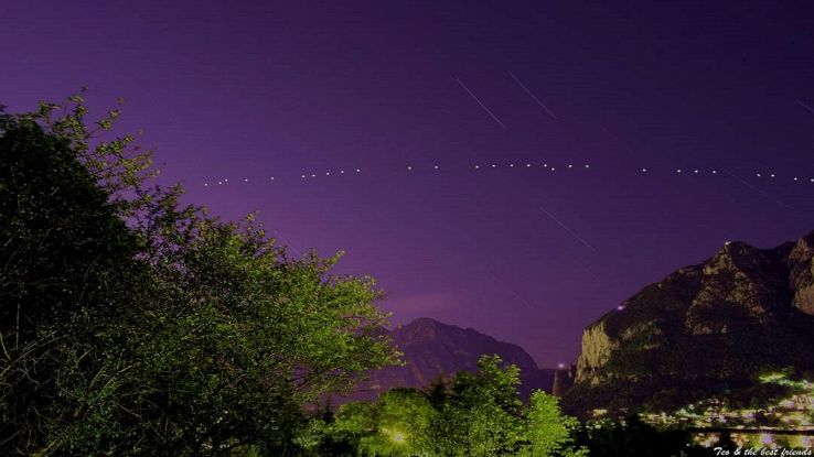 Costellazione satelliti a Lecco