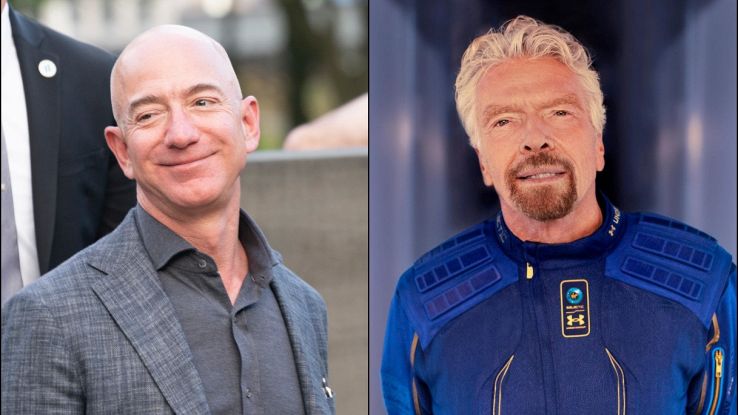 Jeff Bezos nello spazio: Richard Branson rischia di oscurarlo