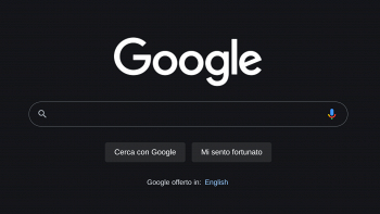 ricerca google tema scuro