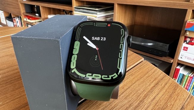 Il display di Apple Watch 7