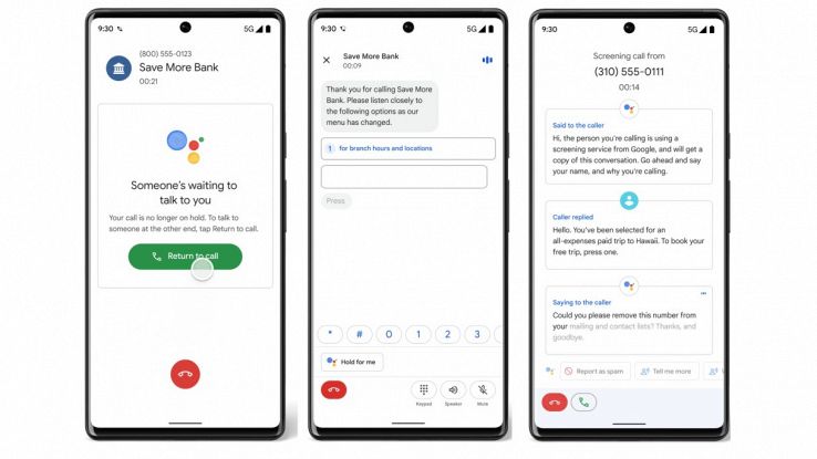 google screen call