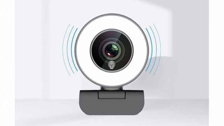 webcam usb con ring light