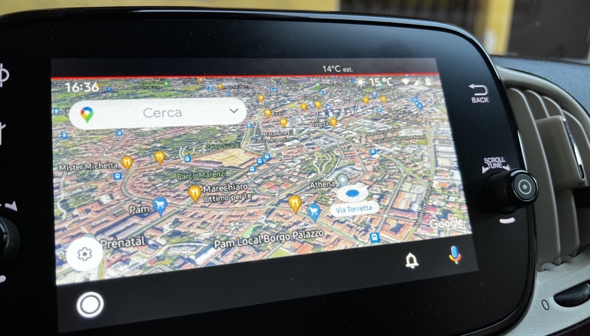 Le mappe di Android Auto