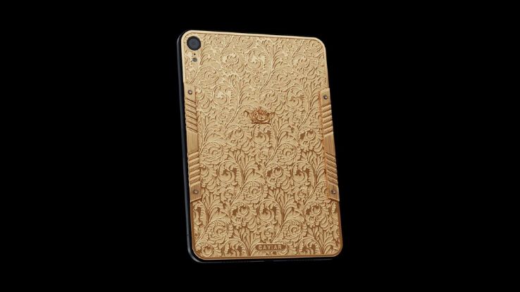 ipad mini caviar oro diamanti