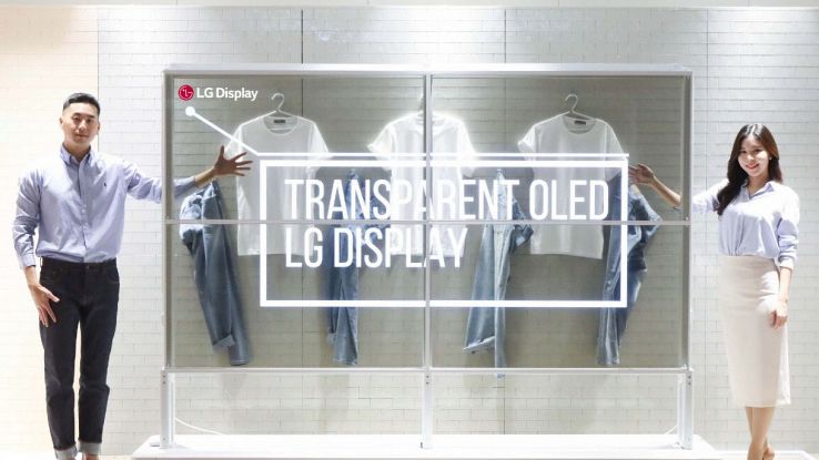 lg oled display trasparenti
