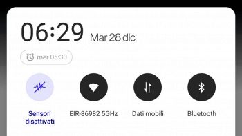 disattivare sensori smartphone