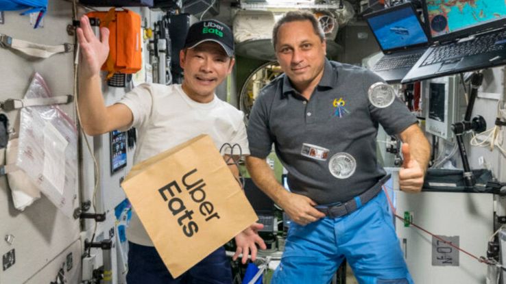 Uber Eats porta la cena sulla ISS