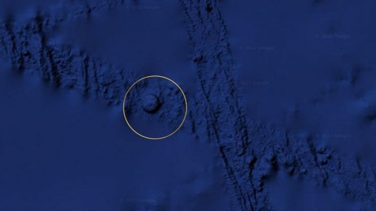 Lo strano cerchio marino avvistato da Google Earth